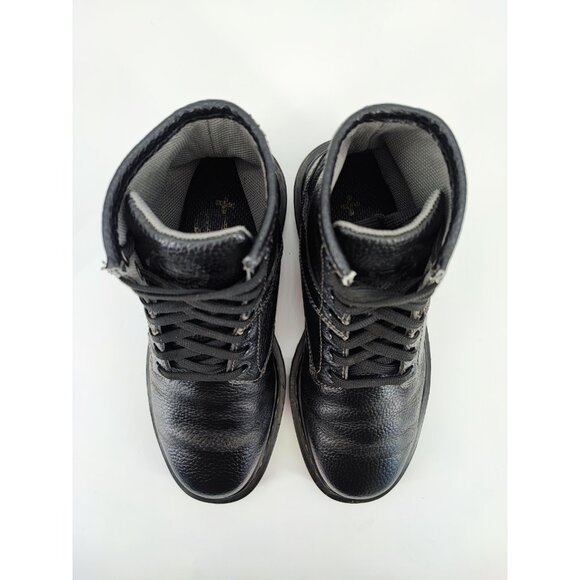 Dr. Martens Men's Roseland Black Leather Lace Up Combat Boots Size 8M US - Picture 4 of 8